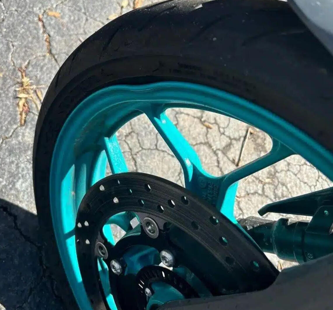 Motorcycle wheel repair and restoration